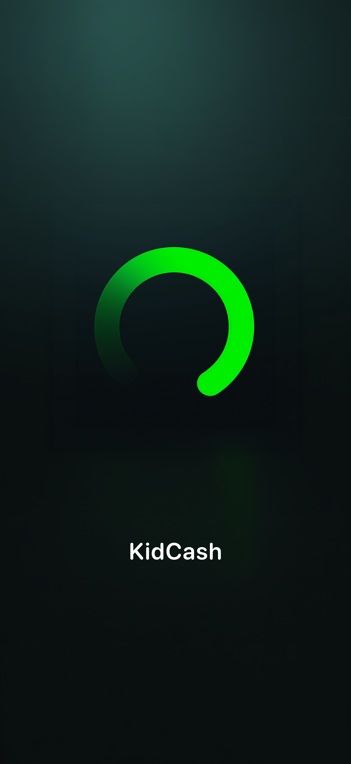 KidCash app on iPhone
